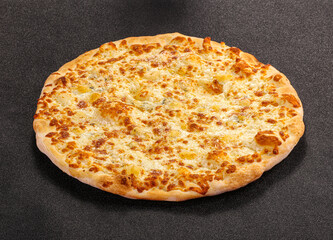 Italian traditional Pizza four cheeses