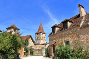 Obraz premium Carennac (Lot, Dordogne), declared one of the most beautiful villages in France.