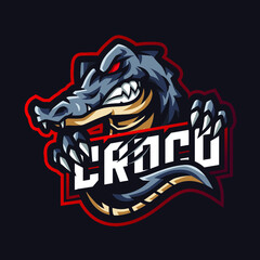 Croco logo design template