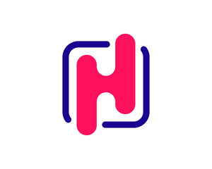 Letter H Logo Template Design Vector, Emblem, Design Concept, Creative Symbol, Icon