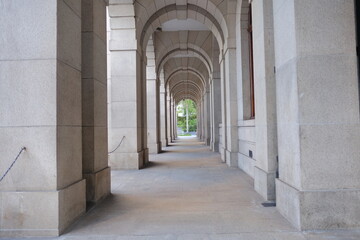 Obraz premium arches of the church of st john the baptist