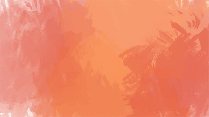 Orange watercolor background for textures backgrounds and web banners design