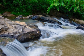 Stream at  Abbi Falls in South India