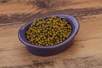 Vegetarian cuisine - dry green lentil