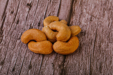 Natural organic Cashew nut heap