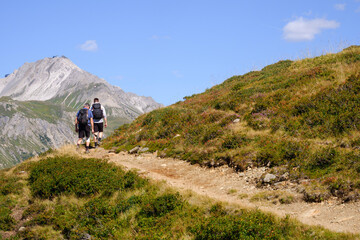 Fototapeta premium hiking in the mountains
