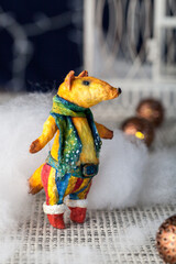 christmas toy fox