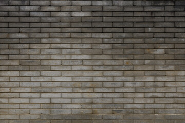 Fototapeta premium Pattern of grey wall made of concrete bricks
