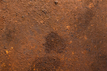 Iron rust metal texture may used as background