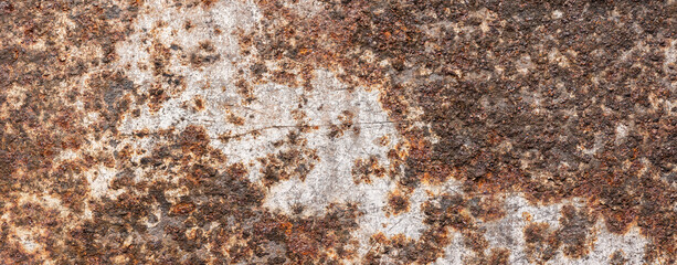 Iron rust metal texture may used as background