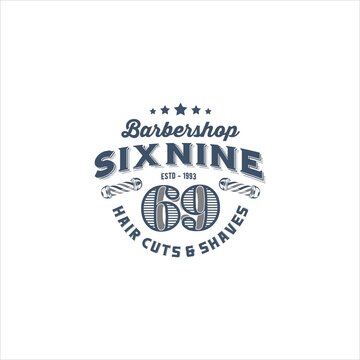 Barbershop Logo Design Vector Image