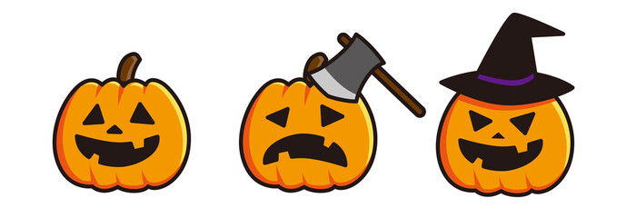 Halloween pumpkin set 