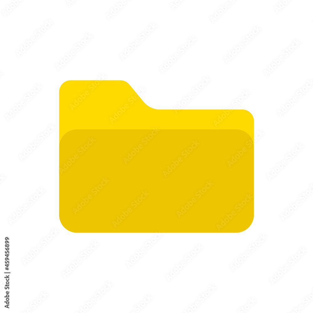 Poster Flat folder icon for web