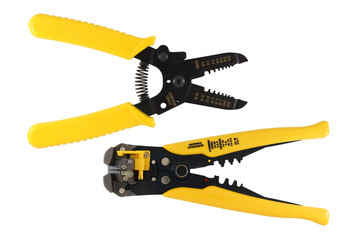 Universal set of hand tools for stripping wires