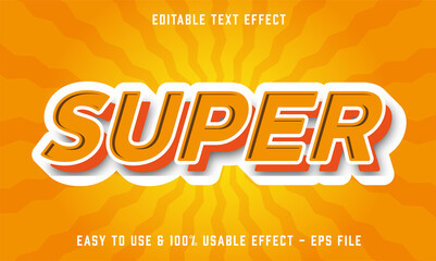 super editable text effect template with abstract style use for business brand and company logo