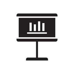 presentation board chart icon