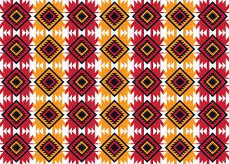 Geometric ethnic oriental ikat pattern traditional Design for background,fabric,wrapping,clothing,wallpaper,Batik,carpet,embroidery style.