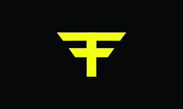 FF creative elegant logo template vector image