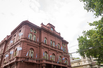 Fototapeta premium Lions Palace, municipal building of the city of Rosario, Argentina