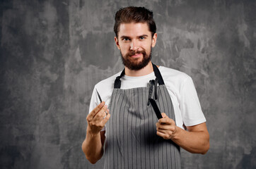 male hairdresser barbershop haircut Professional