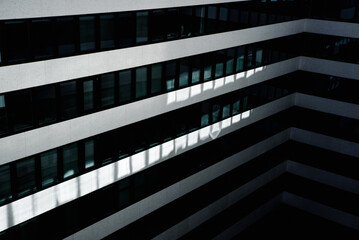 Reflections on a office building