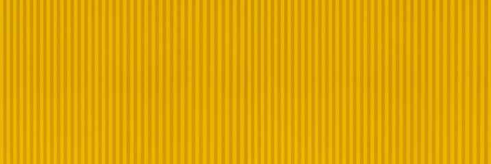 Vertikal gelb gestreifte neue Kunststoff Wandverkleidung in Panorama Nahaufnahme 