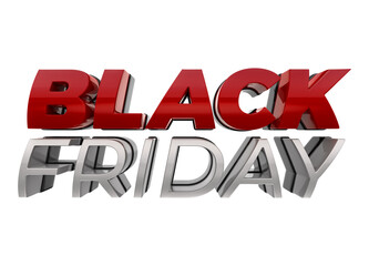 Black friday 3d logo