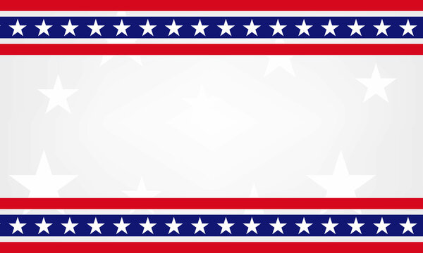 Patriotic border divider american usa flag.	

