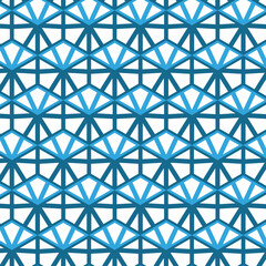 Geometric Hexagon seamless pattern vector background