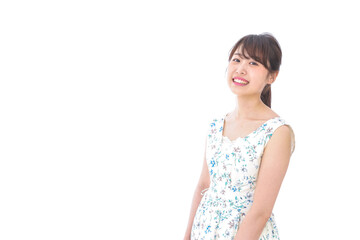 Beautiful young woman with smile