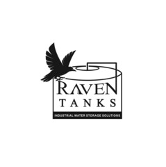 raven thanks logo vintage