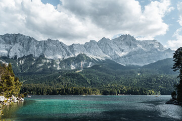 Eibsee - Blick auf Zugspitze