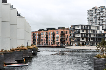 Kopenhagen - Schöner Wohnbezirk direkt am Fluss