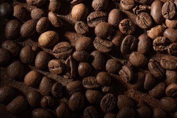 Still life coffee- dark food photo