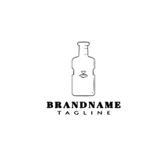 bottle logo icon template vector illustration