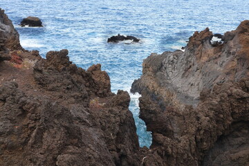 La Palma, kanarische Inseln, Vulkan, Meer, Felsen, K&uuml;ste, Urlaub, Insel