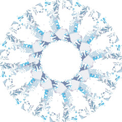 Abstract pattern of delicate pastel colors for design.3d.