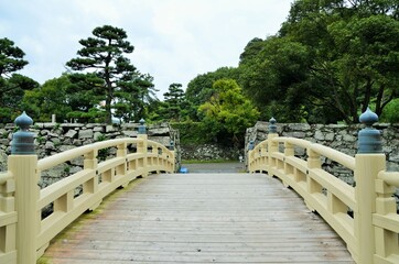 Fototapeta premium 徳島城 数寄屋橋