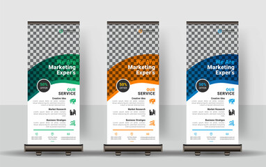 Corporate Roll-up Banners, Set of roll up banner, roll up banner, banner, Corporate banner design, Pop up banner design, Creative banner, Banner