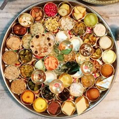 Chhappan bhog for lord Krishna