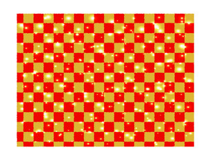 市松模様の背景イラスト
