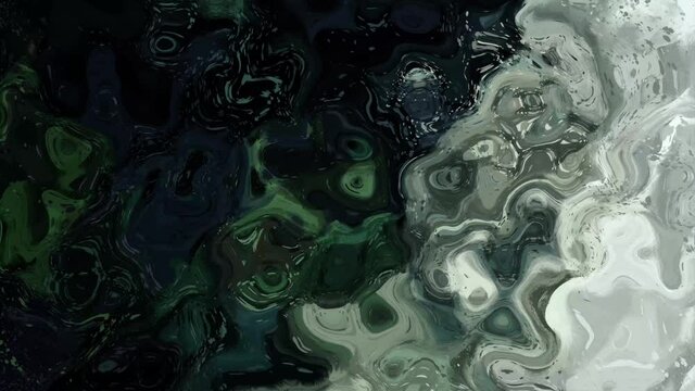 Abstract marble liquid animation. Fluid art. Swirls of marble. Digitally created colorful Liquid marble texture. Marble ink. Colorful Design Texture Marbling Background.