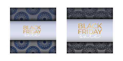 Advertising For black friday beige color with abstract pattern