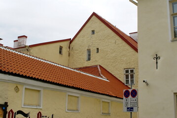 Buildings in the Old Town, Tallinn, Estonia