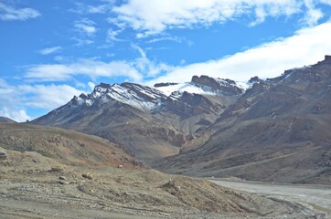 Fototapeta na wymiar Beautiful Scenic Landscape View Leh Ladakh