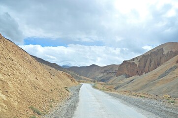 Beautiful Scenic Landscape View Leh Ladakh