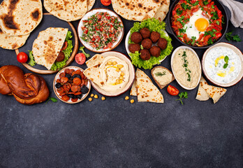 Traditional Jewish, Israeli and middle Eastern food