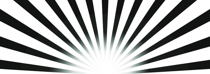 White and black ray burst style background. vector.