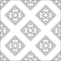 floral pattern background.Repeating geometric pattern from striped elements.  Black pattern. 
