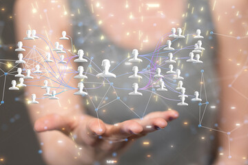 team hierarchy connection group digital